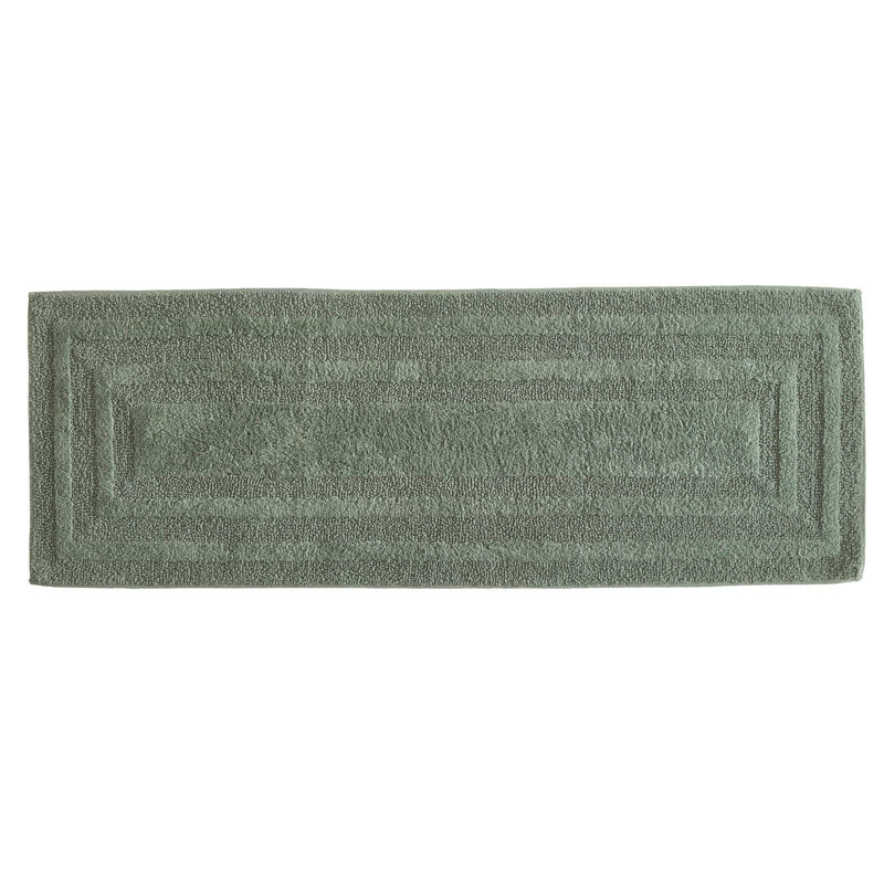 Eddie Bauer Logan Cotton Bath Rug Runner, 60" L x 22" W, Olive Green