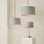 27.5cm H Cotton Drum Pendant Shade ( Screw On )-497528534-472585185