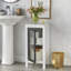 Armoire de salle de bain en bois manufacturé Mahin l 14,25 po x H 30 po x P 13,75 po