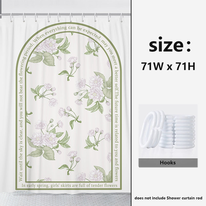 Rideau de douche en polyester