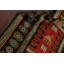 Tapis de zone en laine brun/rouge 3 pi 4 po x 5 pi 11 po one-of-kind à la main-noué la new age kilim