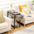 Huspon 24" End Table with Storage and Charging Station-1656076044