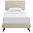 Macie Platform Bed with Round Splayed Legs-539381002-539380992