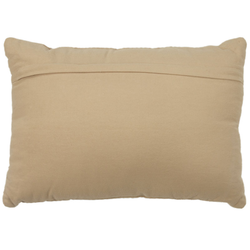 Housse et insert de coussin rectangulaire en coton Berkley, Brun clair