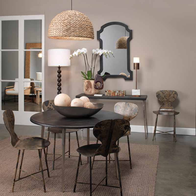Coastal Braided Seagrass Dome Pendant Light in Natural Finish