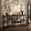 Console avec tablettes de rangement