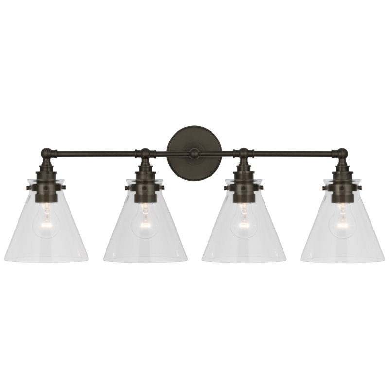 Parkington 4 - Light Vanity Light, Bronze, White