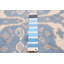 Tapis bleu unique de 2 pi 6 po x 7 pi 8 po