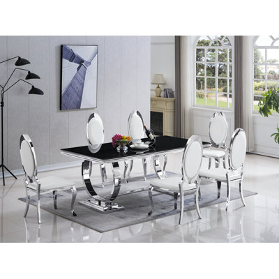 Ensemble de salle à manger rectangulaire l 79 po