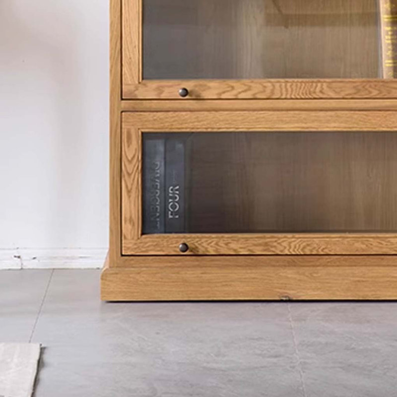 Solid Wood Multi-Layer Storage Bookcase