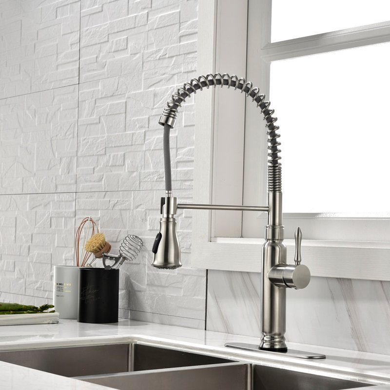 Topcraft Pull Down Touch Single Handle Kitchen Faucet