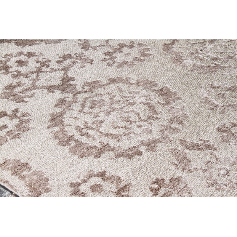 Transitional Hand-Knotted Beige/Light Brown Area Rug