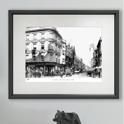 Exeter, High Street 1900 - Single Picture Frame Print