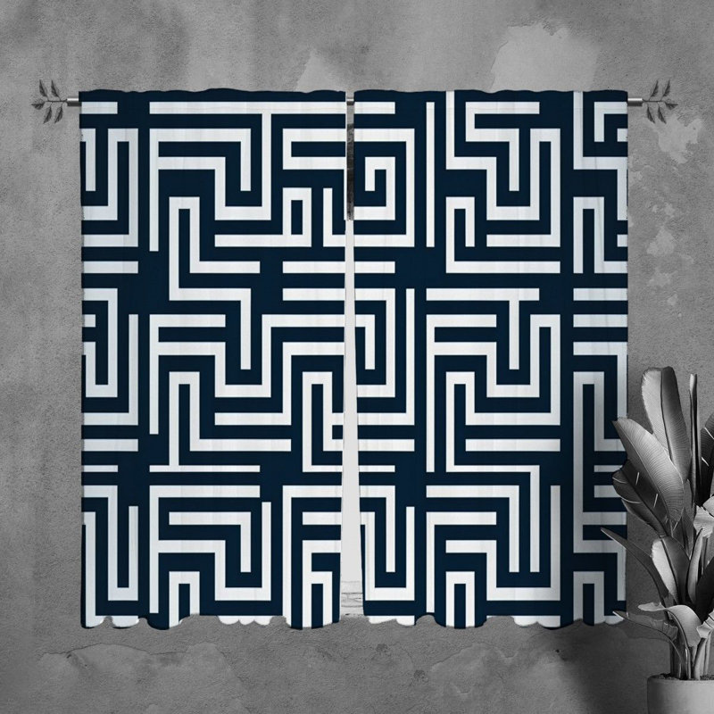 Paire de rideaux obscurcissant en polyester Nesanel, L 40 po x L 82 po