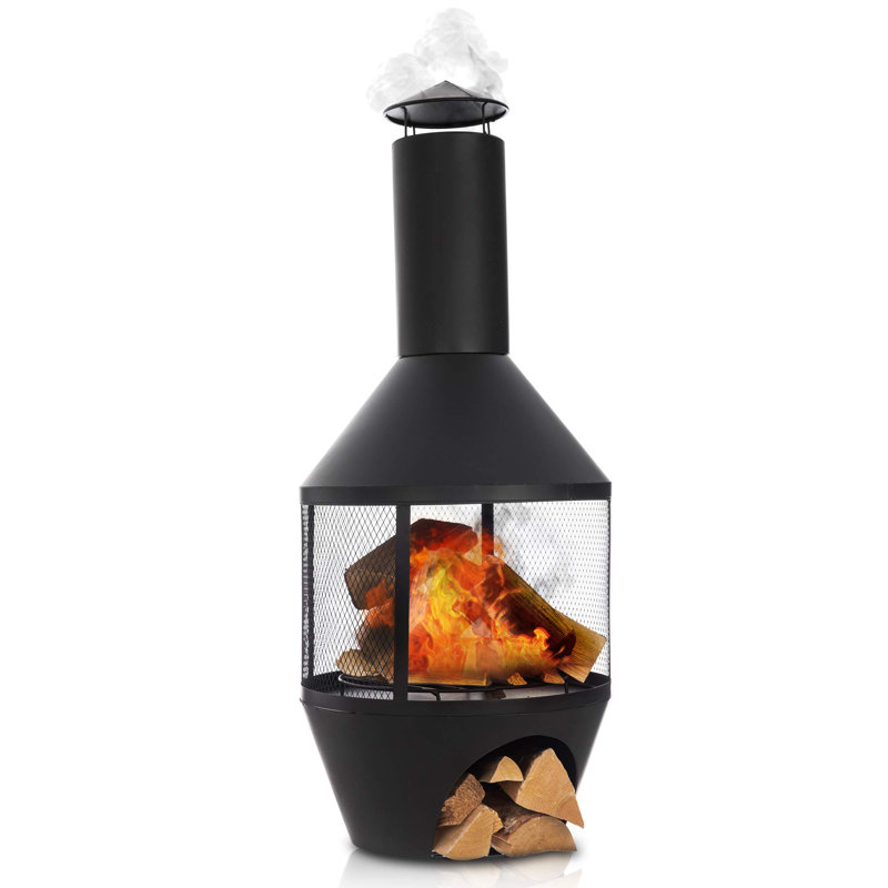 Virgouda Column Wood Burning Smokeless Chimnea