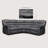 82'' Faux Leather Modular Manual Reclining Sectional Sofa