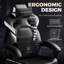 GTPLAYER Adjustable Faux Leather Swiveling PC & Racing Game Chair-126344848