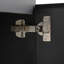 Meuble-lavabo mural flottant 30 po avec lavabo en céramique et porte d'armoire à fermeture en douceur, ensemble KD