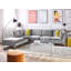 Donita 5 Seater Velvet Corner Sofa -1895697460-1895697462