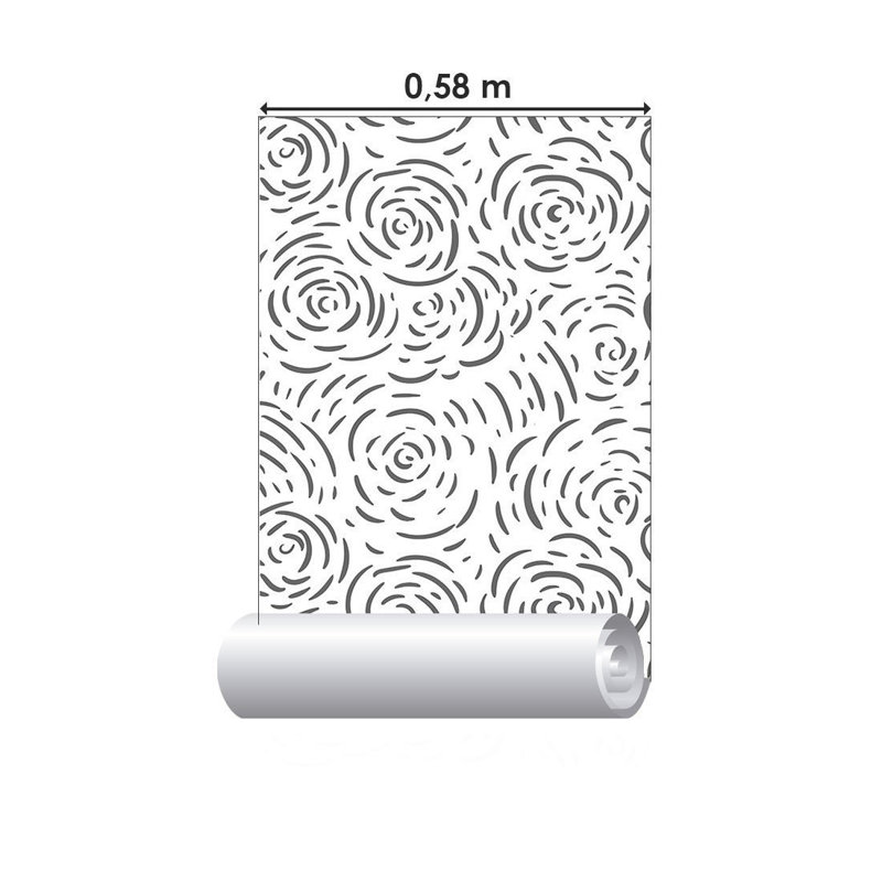 Rouleau de papier peint adhésif L 126 po x l 24 po Meilyn