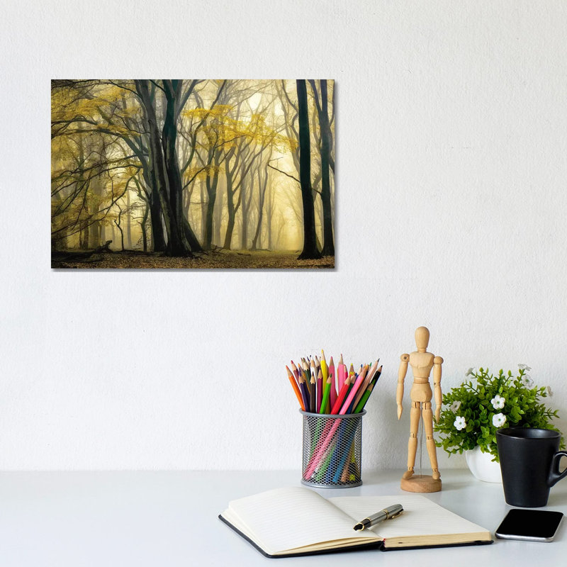 In Love With Golden Fall by Lars Van De Goor - Wrapped Canvas Print, 20.32 cm H x 30.48 cm W