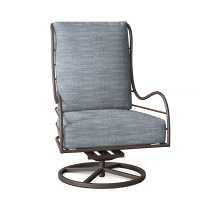 Carmel Aluminum Swivel Rocker - Slate Gray