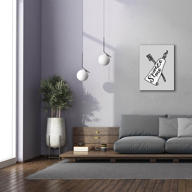 «Squeeze Me» par Sue Schlabach, art mural sur toile, H 34 po x l 26 po x P 1,5 po