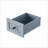 Kitchen Island, 53-Inch Classic Slate Gray-Blue MDF with Drop Leaf, Power Outlets, Rolling Wheels | Medium | Kitchen Carts-1312308673