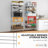 62.9"W Convertible Wire Shelving Unit