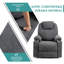 Fauteuil de massage inclinable électrique chauffant
