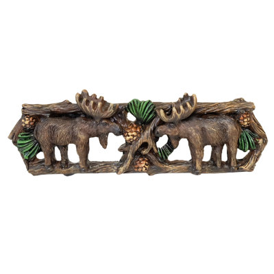 Moose Pinecone Drawer Pull Bar Handle Set