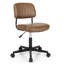 Chaise de bureau pivotante réglable en cuir Ilianah-1334445932