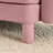 Pink, Boucle Fabric, 3, U Shape Sectional, Shell-Shaped , Movable Ottomans, Cylindrical Legs, Home Decor Sectional 3 Pink Couch In Featuring Distinctive 2 Ottomans And Self Wrapped For Long-Term Use-1450041400