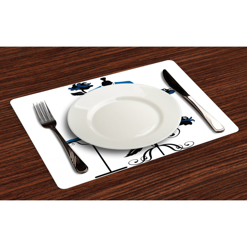Polyester Abstract Rectangle Placemat