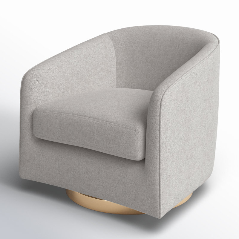 Hazel Swivel Armchair, Belfast Heather Gray