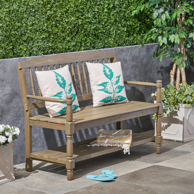 Banc en bois d'acacia Imperial