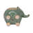 Stoneware Planter with Embossed Detailing and Sheep-Shaped Design