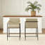 Tabouret de comptoir avec structure en fer-2010567419