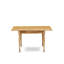 L'ensemble de table de cuisine 3 pièces pour petits espaces comprend une table de salle à manger rectangulaire avec Dropleaf et 2 chaises rembourrées en tissu de lin, chêne-645294224-645294226