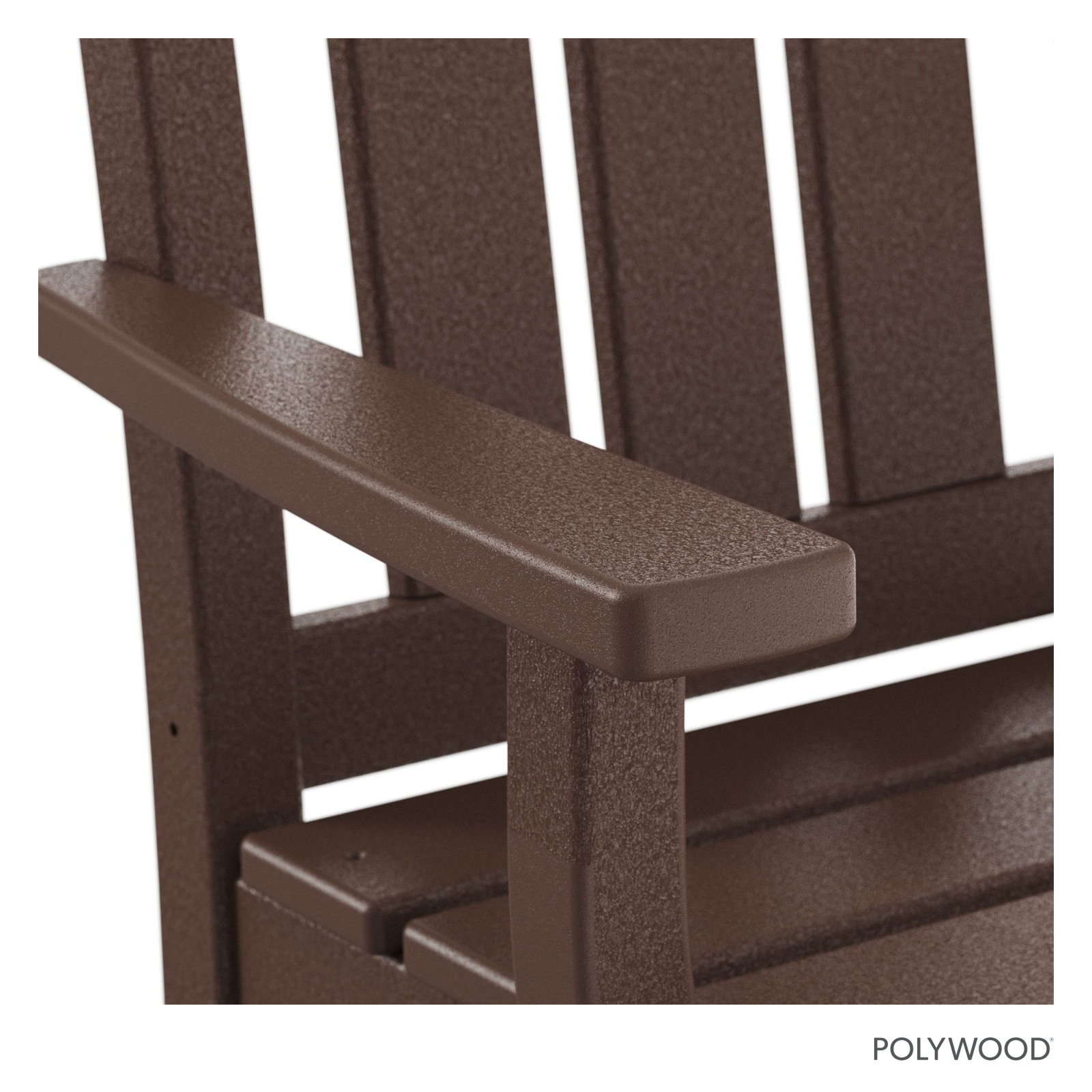 POLYWOOD® Oxford Patio Armchair, Mahogany