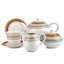 Pichet crème antique en porcelaine bohémienne
