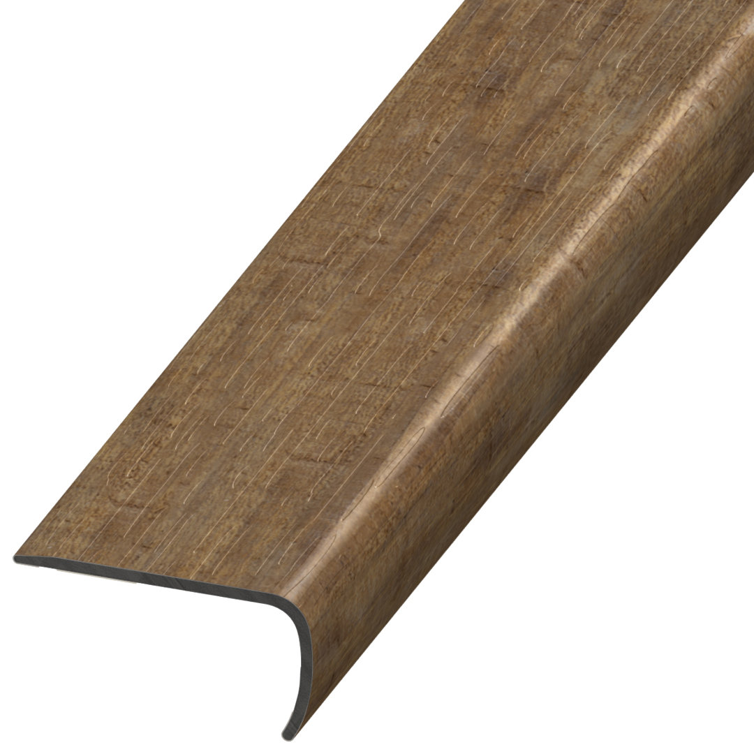 Plastic 2'' W x 94'' L Stair Nose Versatrim Color: High Valley