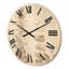 Horloge murale en bois d'eucalyptus-63902244