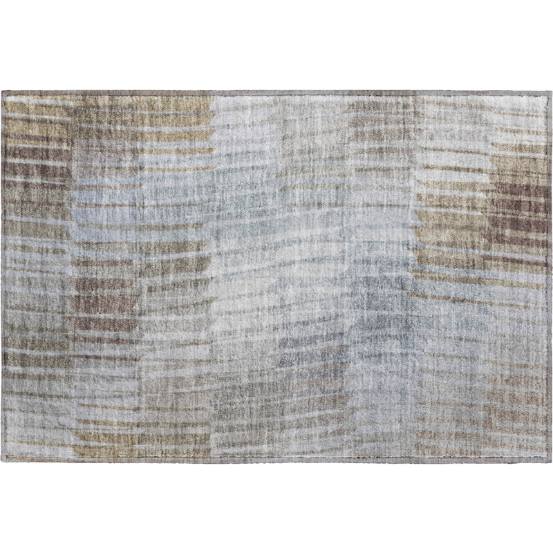 Tapis de qualité supérieure lavable à la machine Mayfield AMF2271, Taupe, 1 pi 8 po x 2 pi 6 po