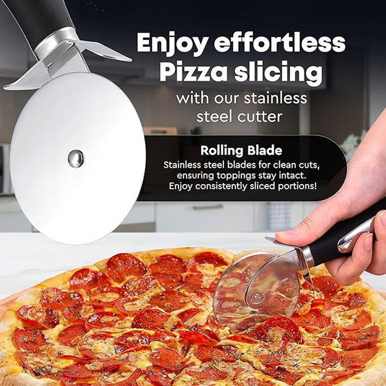Trancheuse à pizza en acier inoxydable Trancheuse à pizza