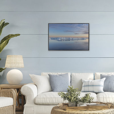 Iceberg Ocean Reflection Framed Giclee, design by Richard Silver