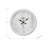 Clocks, 20" Round, Wall Clock, Grey, Transitional