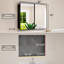 Armoire à pharmacie encastrée / à fixation en surface 30 po x l 30 po avec miroir Elise-1039772036-1039772038