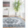 Gingham Shag Area Rug
