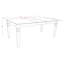 7 Piece Dining Set Consist of a Rectangle Dining Room Table with Butterfly Leaf and 6 Faux Leather Chairs, Linen White-1057739248-980639547